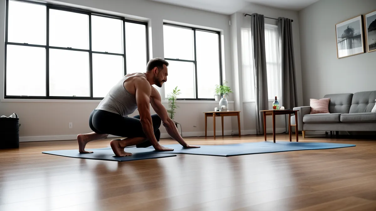 Reprendre le sport à la maison en petit espace : séance de remise en forme dans un salon