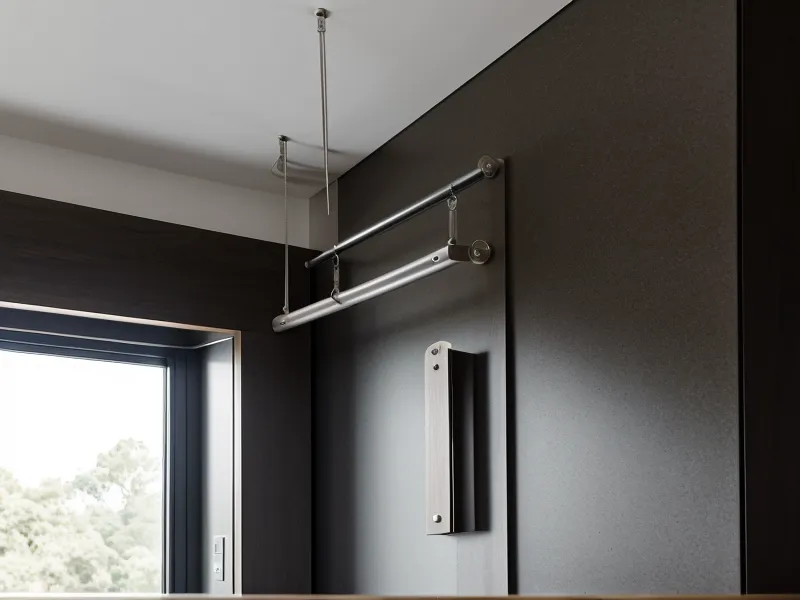 Barre de traction fixée dans une embrasure de porte pour un programme musculation maison sans banc